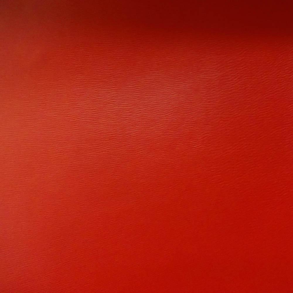 Red 0.9 mm Thickness Soft Semi-PU Faux Leather Vinyl Fabric,