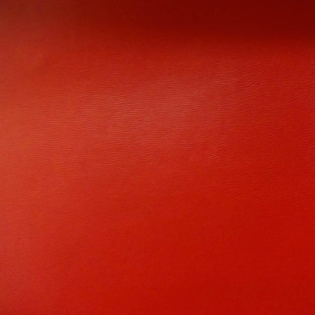 Red 0.9 mm Thickness Soft Semi-PU Faux Leather Vinyl Fabric,