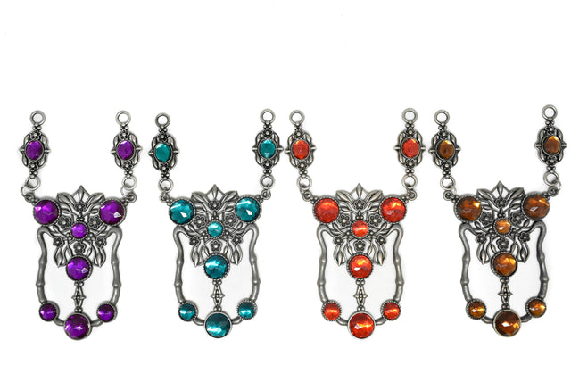 Decorative V-Shaped Necklace Pendant