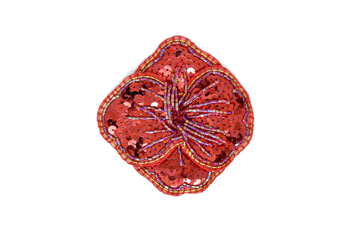 Sequined Flower Patch 3.5"