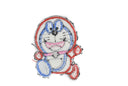Iron-On Character Patch Doraemon Cat 2.63" x 2"