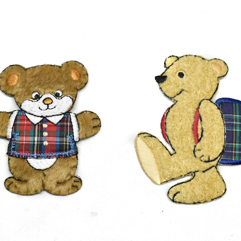 Furry Animal Iron-On Applique Patches