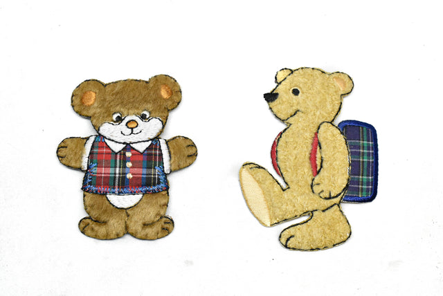 Furry Animal Iron-On Applique Patches