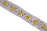 Sequins Beaded Floral Trim 1.25"