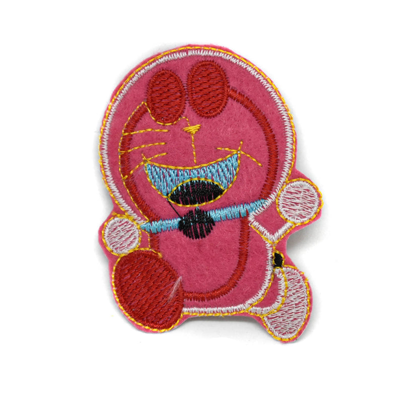 Iron-On Character Patch Doraemon Cat 2.63" x 2"