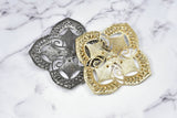 Rhinestone Turquoise Metal Buckle