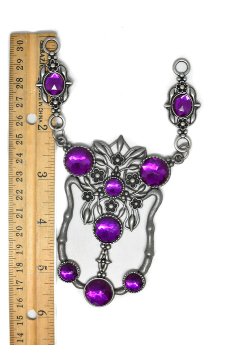 Decorative V-Shaped Necklace Pendant