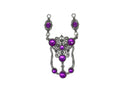 Decorative V-Shaped Necklace Pendant