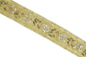 Sequins Beaded Floral Trim 1.25"
