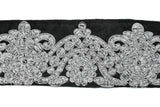 Metallic Brocade Trim 2 7/8in