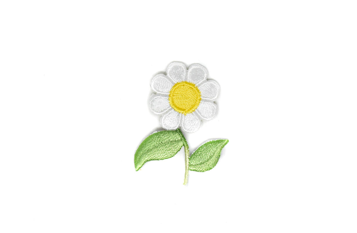 Embroidered Flower Iron-On Patch Appliques