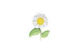 Embroidered Flower Iron-On Patch Appliques