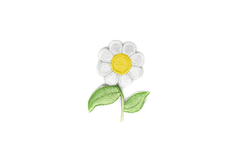 Embroidered Flower Iron-On Patch Appliques