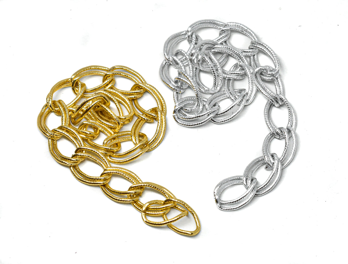 Chain Trim Double Layer Aluminum 13 mm