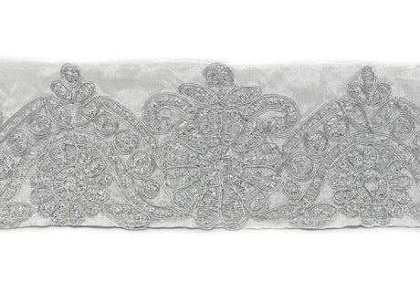 Metallic Brocade Trim 2 7/8in