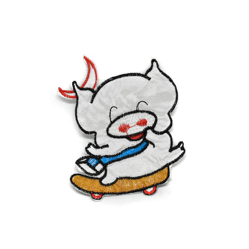 Iron-On Patch Skating Piggy 2.5 x 3