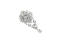 Rhinestone Brooch Vintage Crystal Hanging