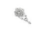 Rhinestone Brooch Vintage Crystal Hanging