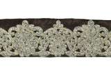 Metallic Brocade Trim 2 7/8in
