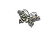 Rhinestone Butterfly Brooch
