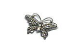 Rhinestone Butterfly Brooch