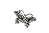 Rhinestone Butterfly Brooch