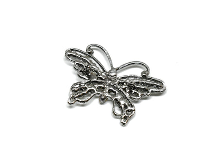 Rhinestone Butterfly Brooch