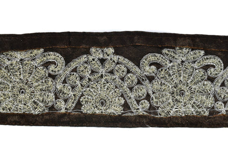 Metallic Brocade Trim 2 7/8in