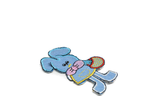 Easter Bunny Iron-On Patch Applique 3.25 x 2.50