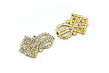 Rhinestone Connector Buckle 4.50" x 1.50"