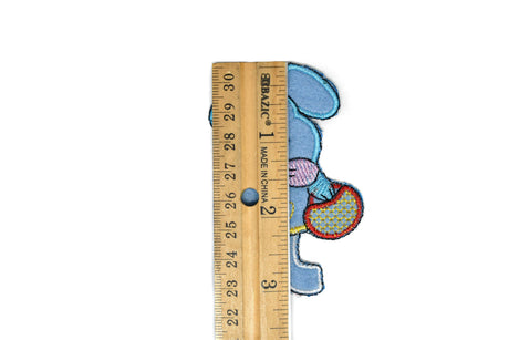 Easter Bunny Iron-On Patch Applique 3.25 x 2.50