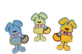 Easter Bunny Iron-On Patch Applique 3.25 x 2.50