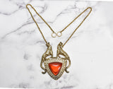 Gold Cheetah Pendant Necklace