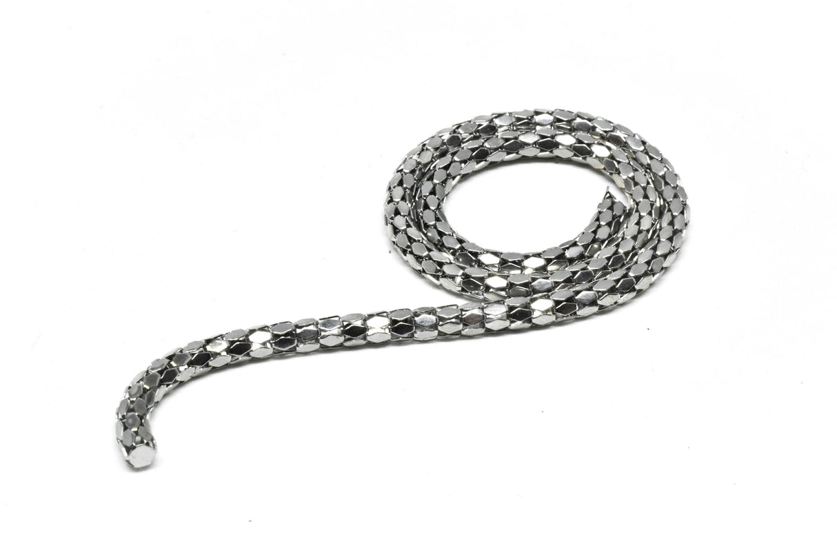 Polygon Metal Chain 2.5mm Silver
