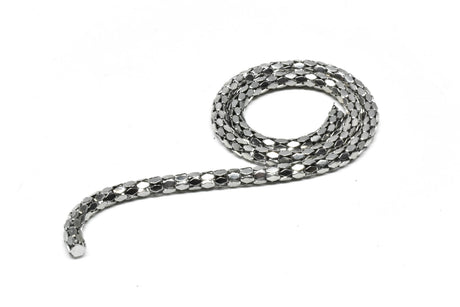 Polygon Metal Chain 2.5mm Silver
