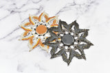 Metal Eagle Star Applique 5"