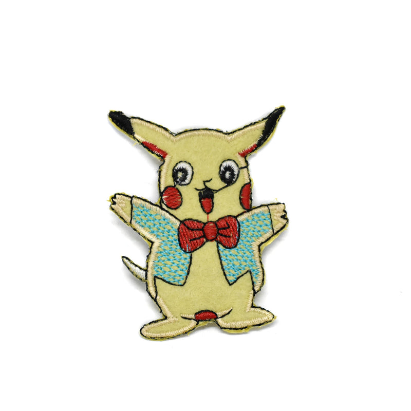 Iron-On Patch Pikachu Pokemon 3 x 2.25