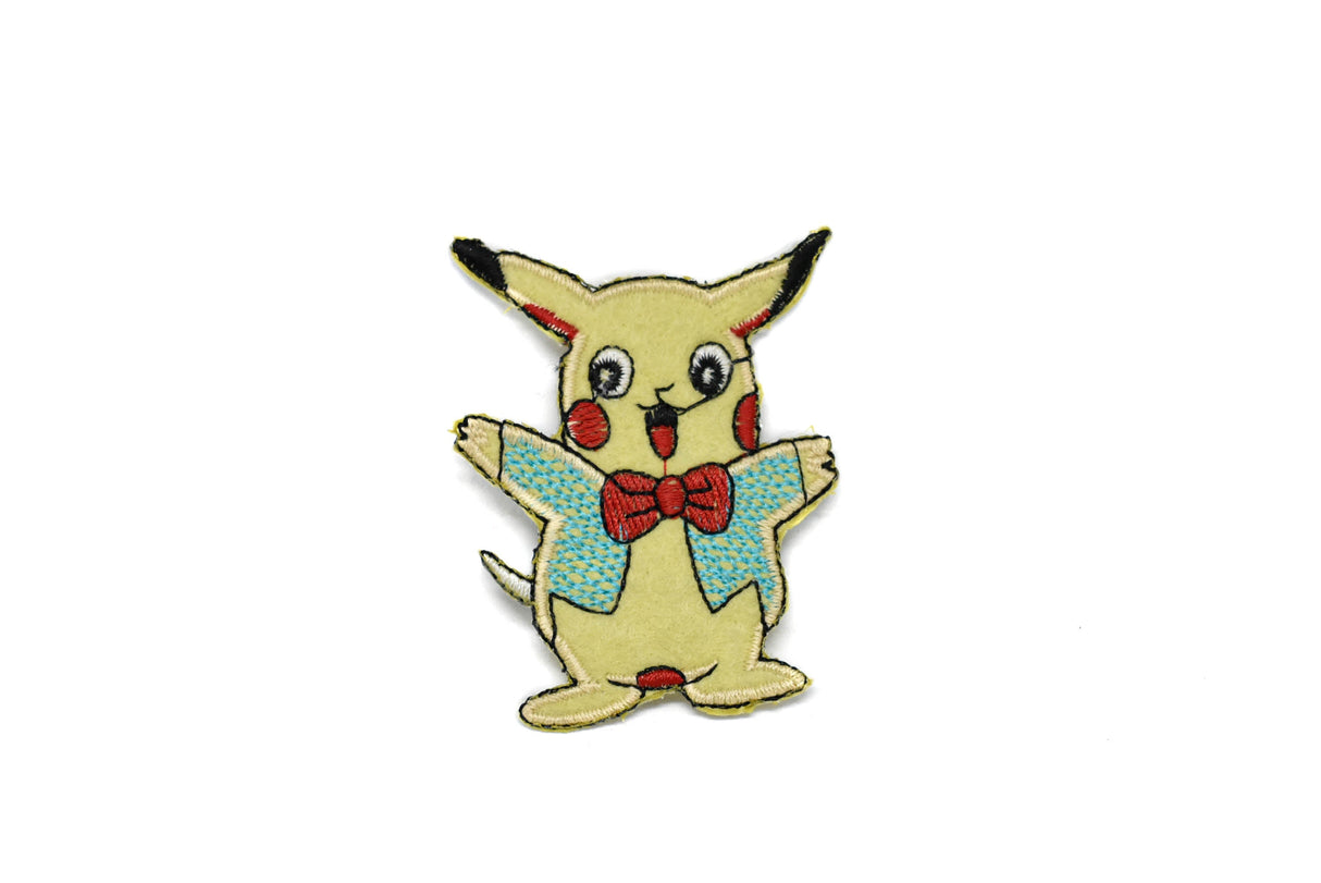 Iron-On Patch Pikachu Pokemon 3 x 2.25