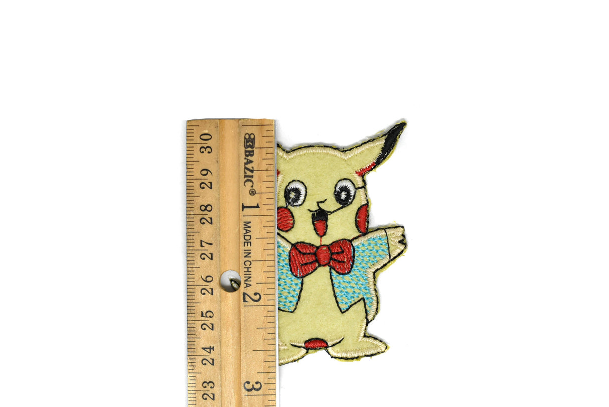 Iron-On Patch Pikachu Pokemon 3 x 2.25