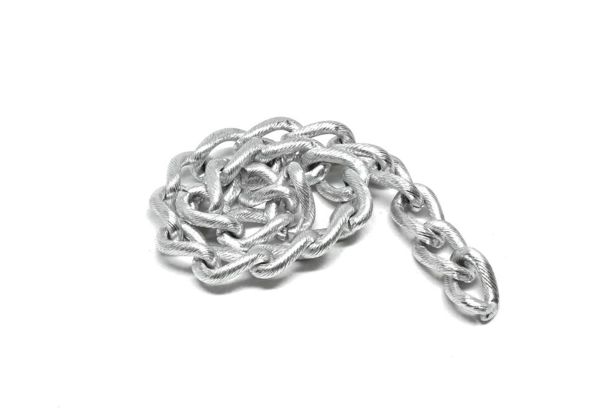 Textured Aluminum Chain 8 mm