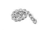 Textured Aluminum Chain 8 mm