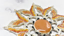 Metal Eagle Star Applique 5"