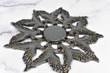 Metal Eagle Star Applique 5"