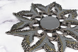 Metal Eagle Star Applique 5"