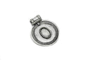 Circular Pendant Shiny Metal 2.25 x 1.75