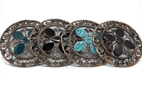 Vintage Round Buckle 4.40"