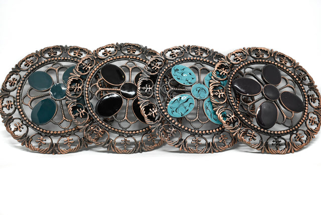 Vintage Round Buckle 4.40"