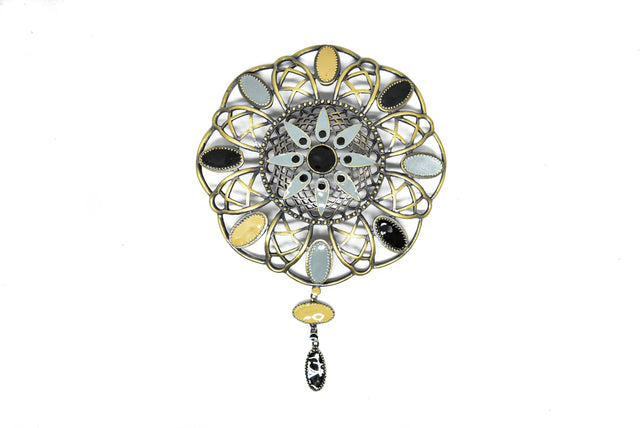 Rhinestone Buckle Charm 4.25 x 6