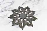 Metal Eagle Star Applique 5"