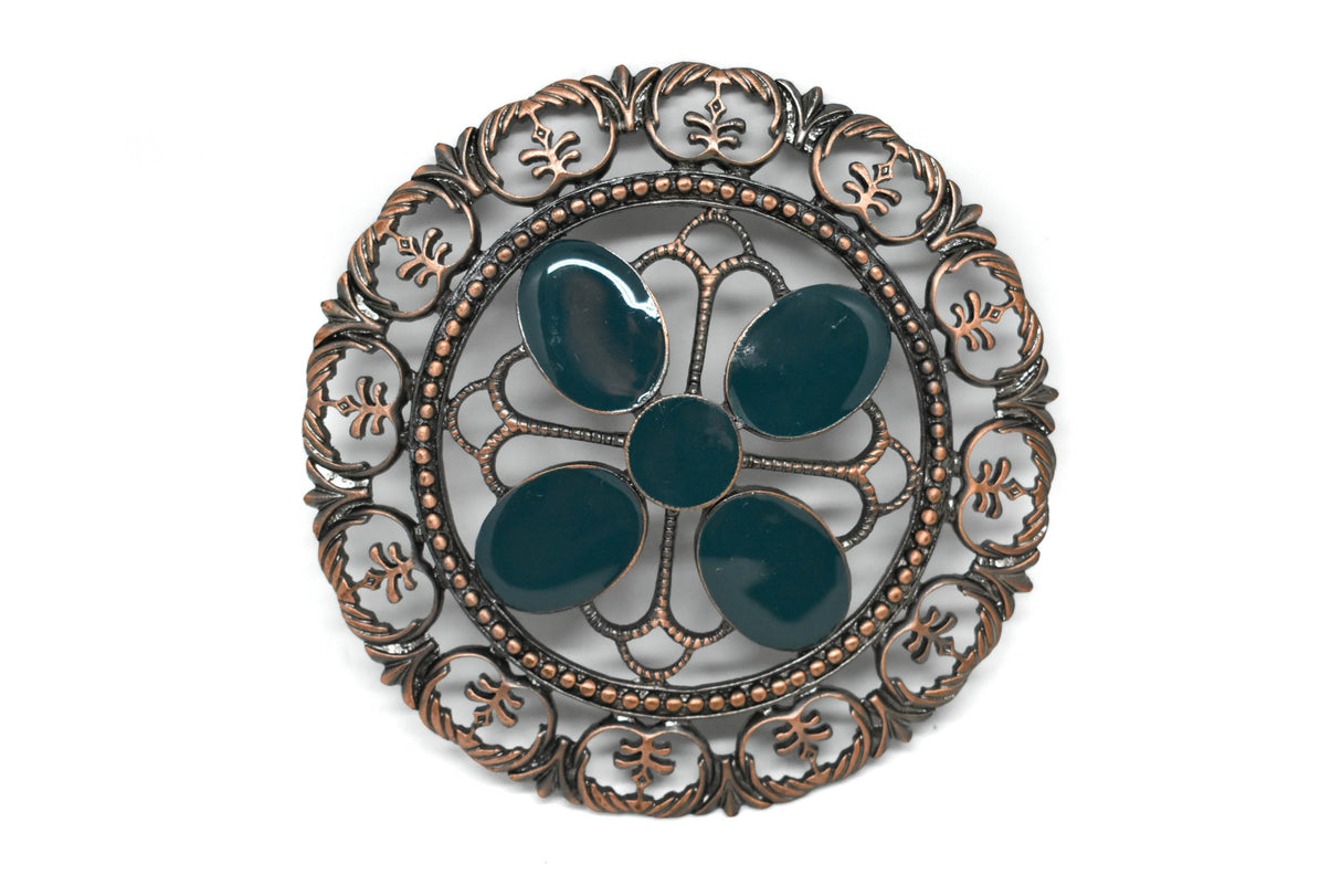 Vintage Round Buckle 4.40"